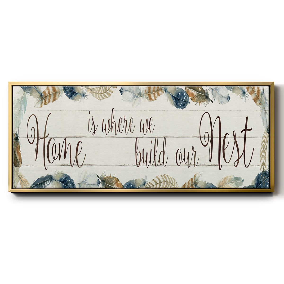Home Nest - Floater Framed Canvas Print