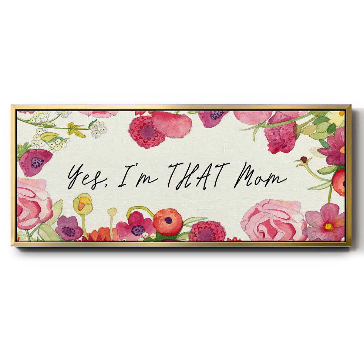 You Da Mom Collection D - Floater Framed Canvas Print