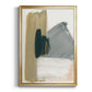Marble Block Symmetry II - Modern Framed Canvas Print