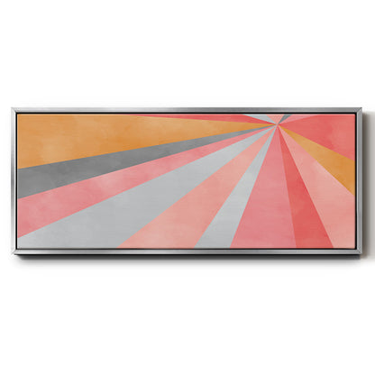 Geometric - Floater Framed Canvas Print