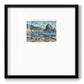 Evening in Cannon Beach- Premium Framed Print Double Matboard