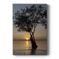 Sunset Silhouette Premium Gallery Wrapped Canvas - Ready to Hang