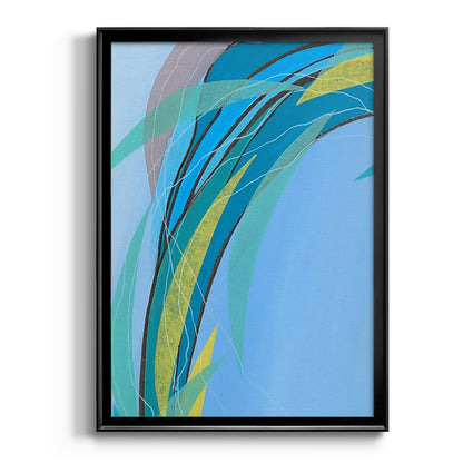 Circulating Flow III - Modern Framed Canvas Print