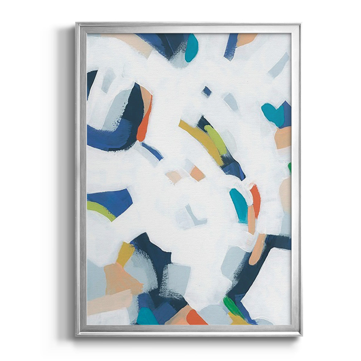 Bright Orbit I - Modern Framed Canvas Print