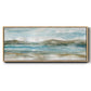 Peaceful Beach I - Floater Framed Canvas Print