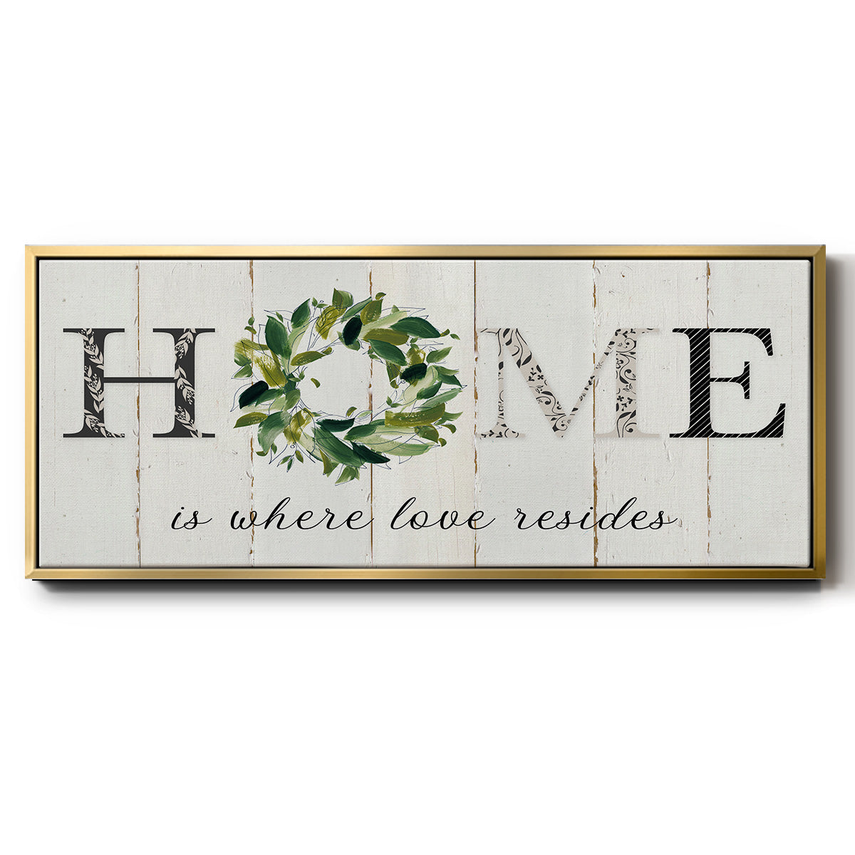 Love Resides - Floater Framed Canvas Print