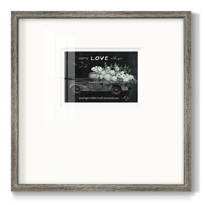 Carry Love Premium Framed Print Double Matboard