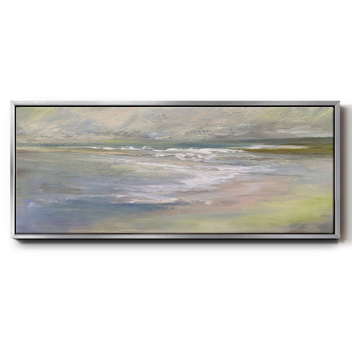 Beach Light II - Floater Framed Canvas Print
