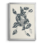 Growing Leaves IV - Modern Framed Canvas Print