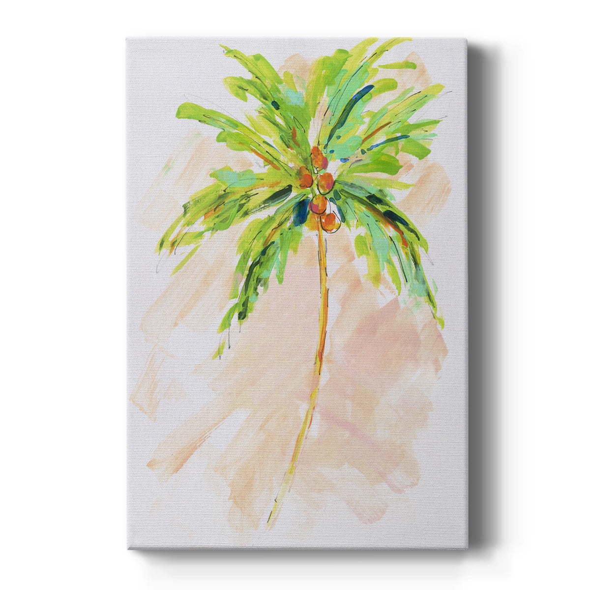 coconut palm tree paintings Coconut Palm II by Sally Swatland