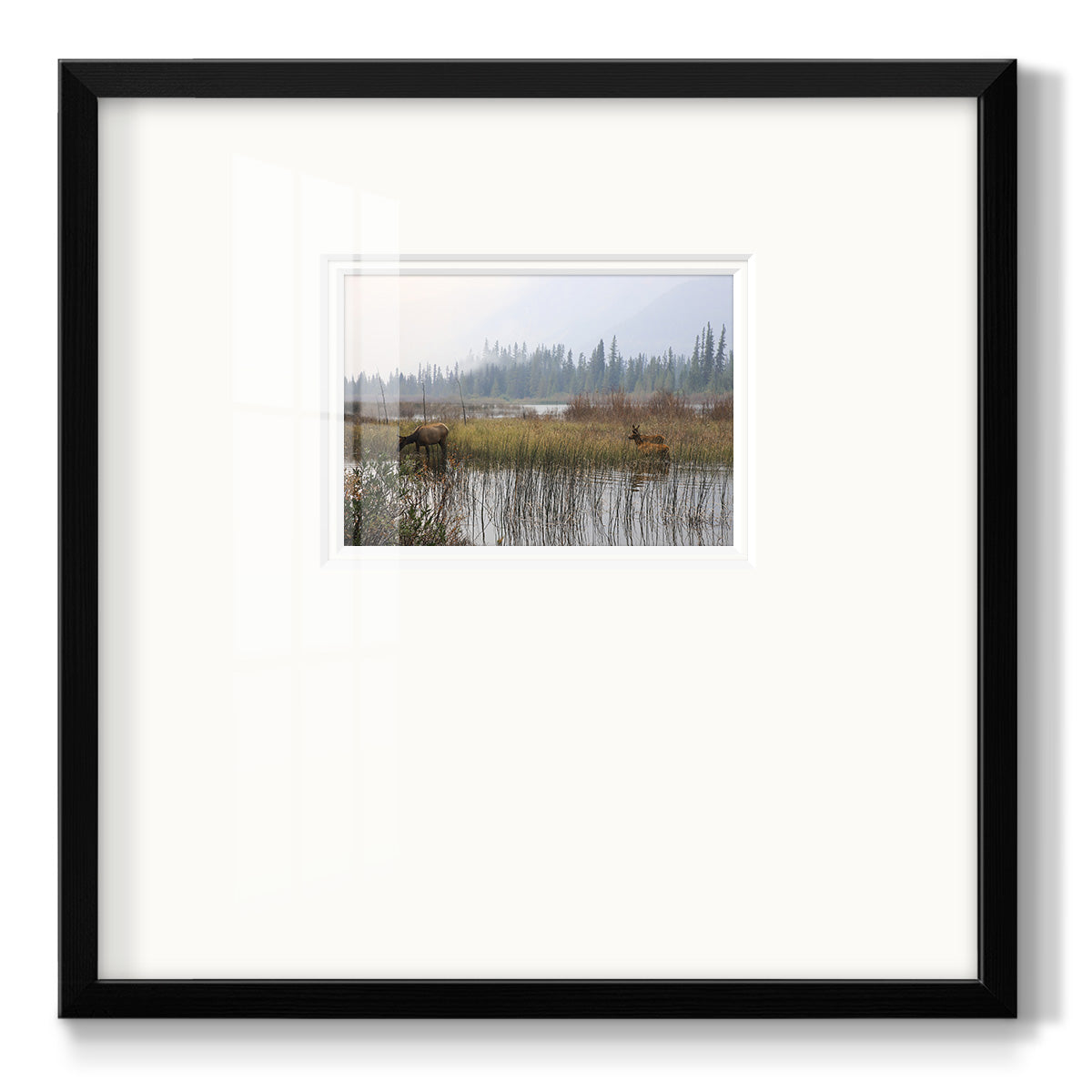 Out With The Twins - Double Matboard Framed Print