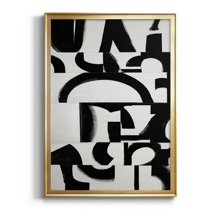 Prosperous Elements V11 - Modern Framed Canvas Print