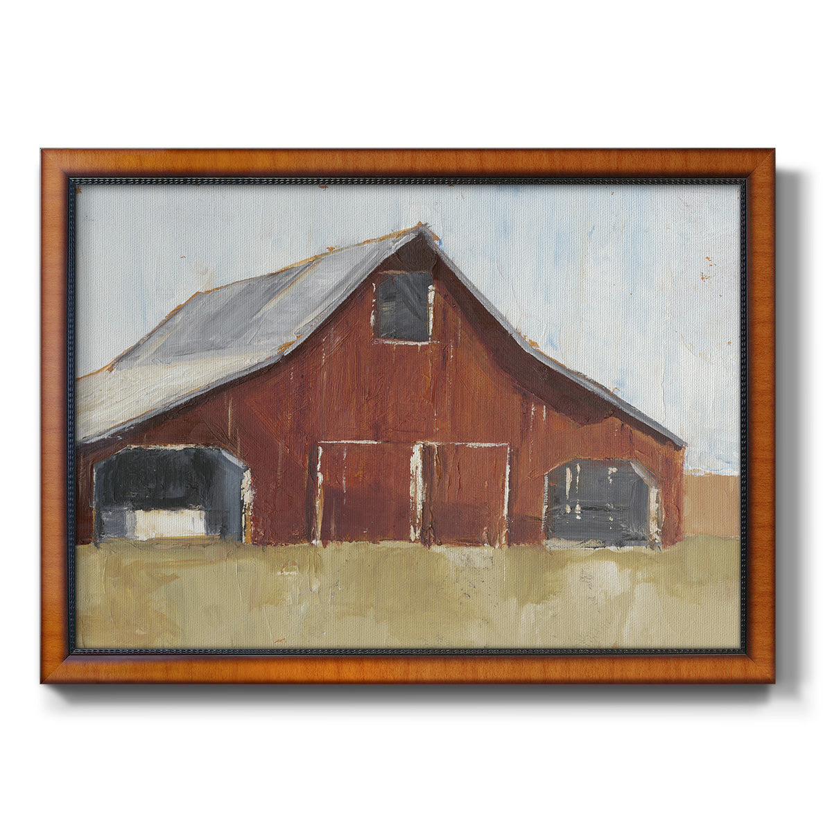 Rustic Red Barn I Premium Framed Canvas- Ready to Hang