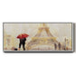 Paris Moment - Floater Framed Canvas Print