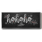 Ho Ho Ho - Floater Framed Canvas Print