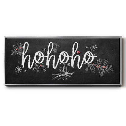 Ho Ho Ho - Floater Framed Canvas Print