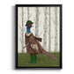 Pheasant Shooting Party 5 - Modern Framed Canvas Print