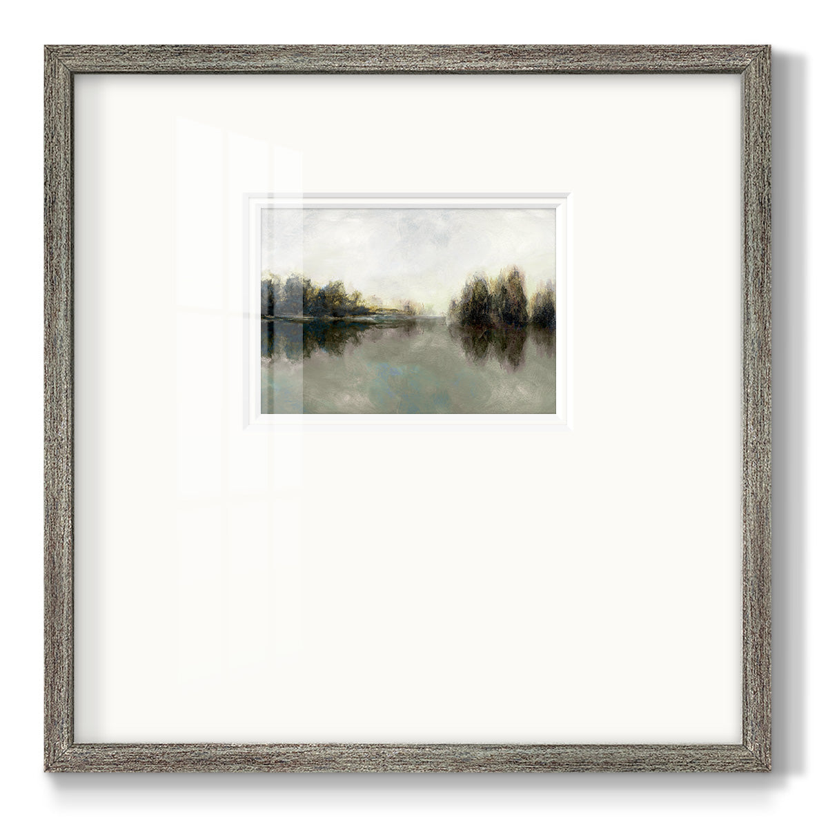 Rainy Sunset Premium Framed Print Double Matboard