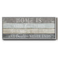 Home Is Where - Floater Framed Canvas Print
