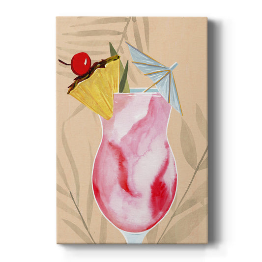 Tropical Cocktail II Premium Gallery Wrapped Canvas - Ready to Hang