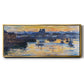 The Port of Dieppe, Evening, 1882 - Floater Framed Canvas Print
