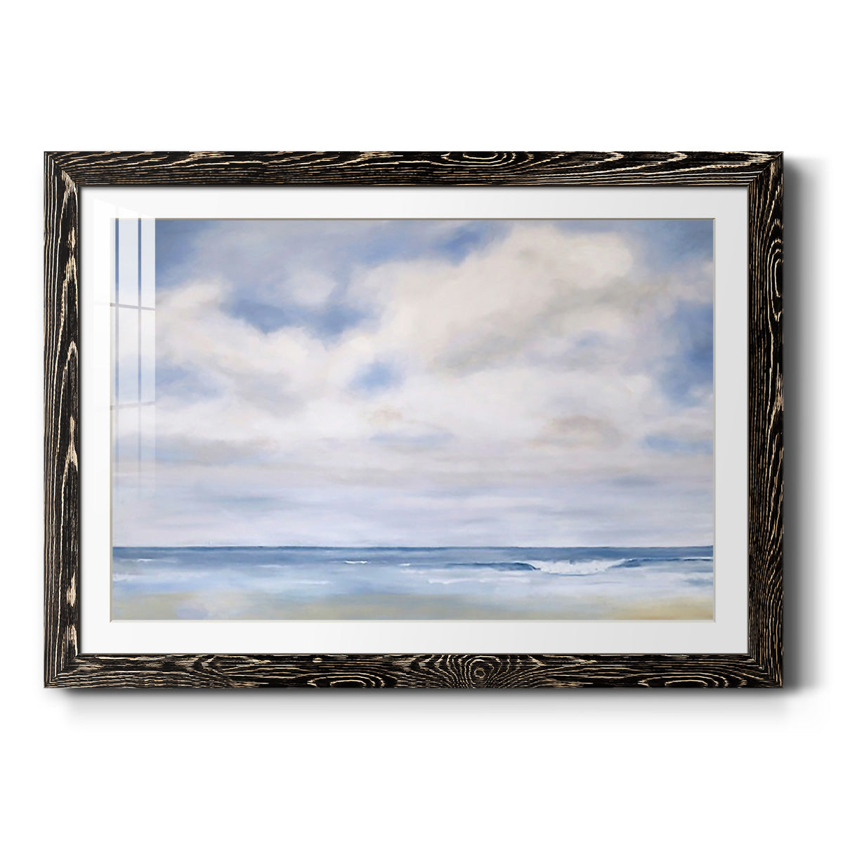 The Wave - Barnwood Framed Art Print