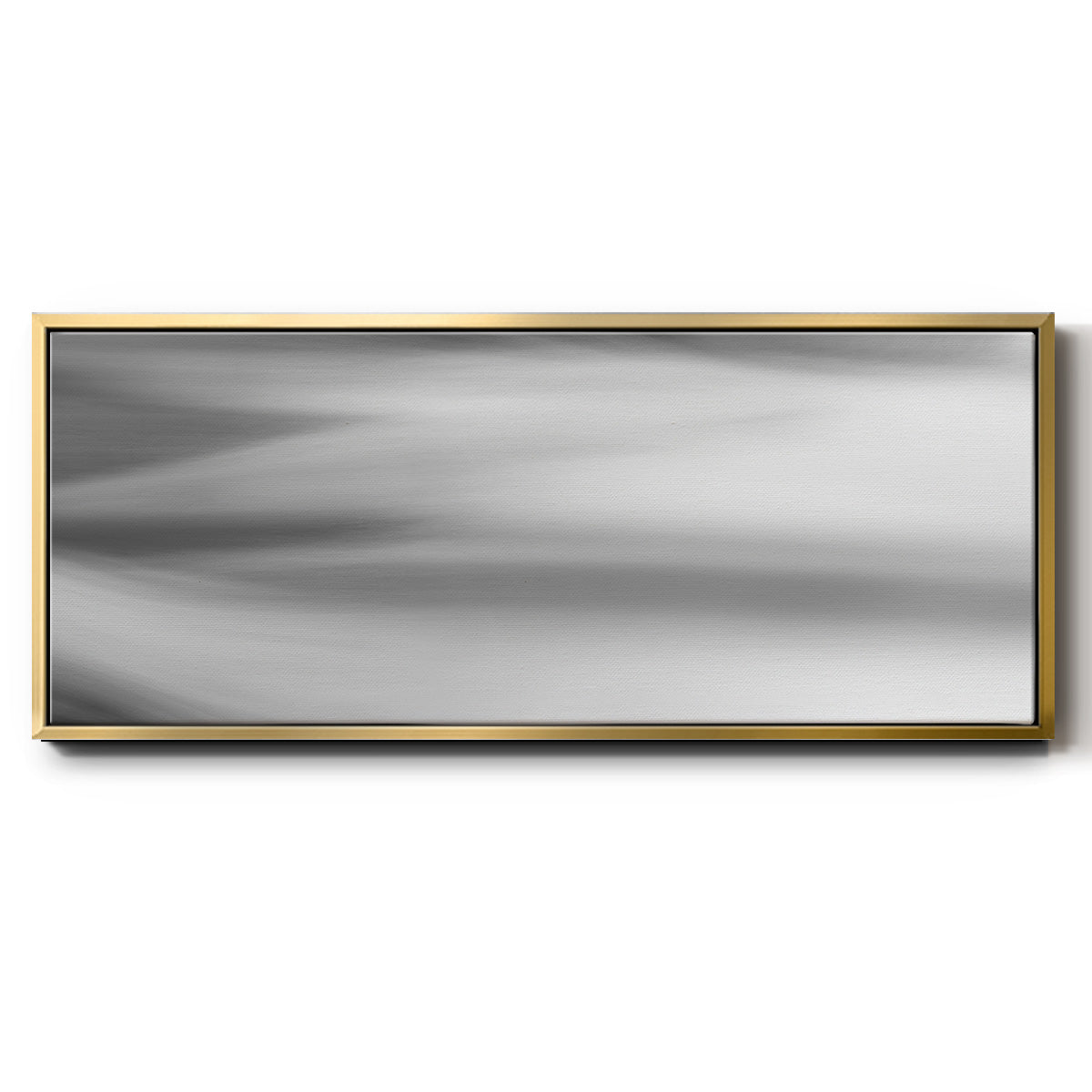 Black & White Water Panel VII - Floater Framed Canvas Print