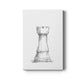 Chess Piece Study V Premium Gallery Wrapped Canvas - Ready to Hang