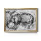 Infinity Rings II - Modern Framed Canvas Print