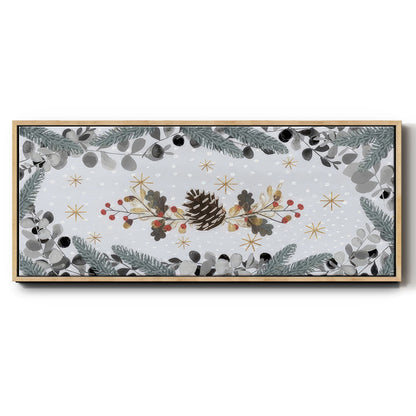 Cozy Christmas Collection D - Floater Framed Canvas Print