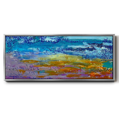 Dancing Heart - Floater Framed Canvas Print