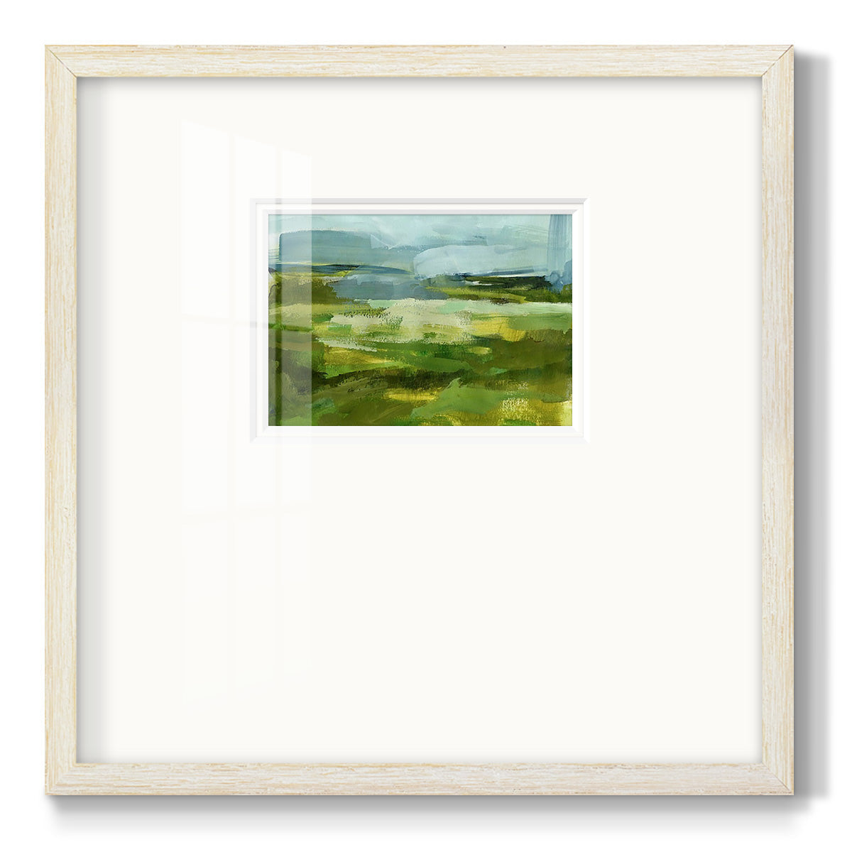 Emerald View I Premium Framed Print Double Matboard