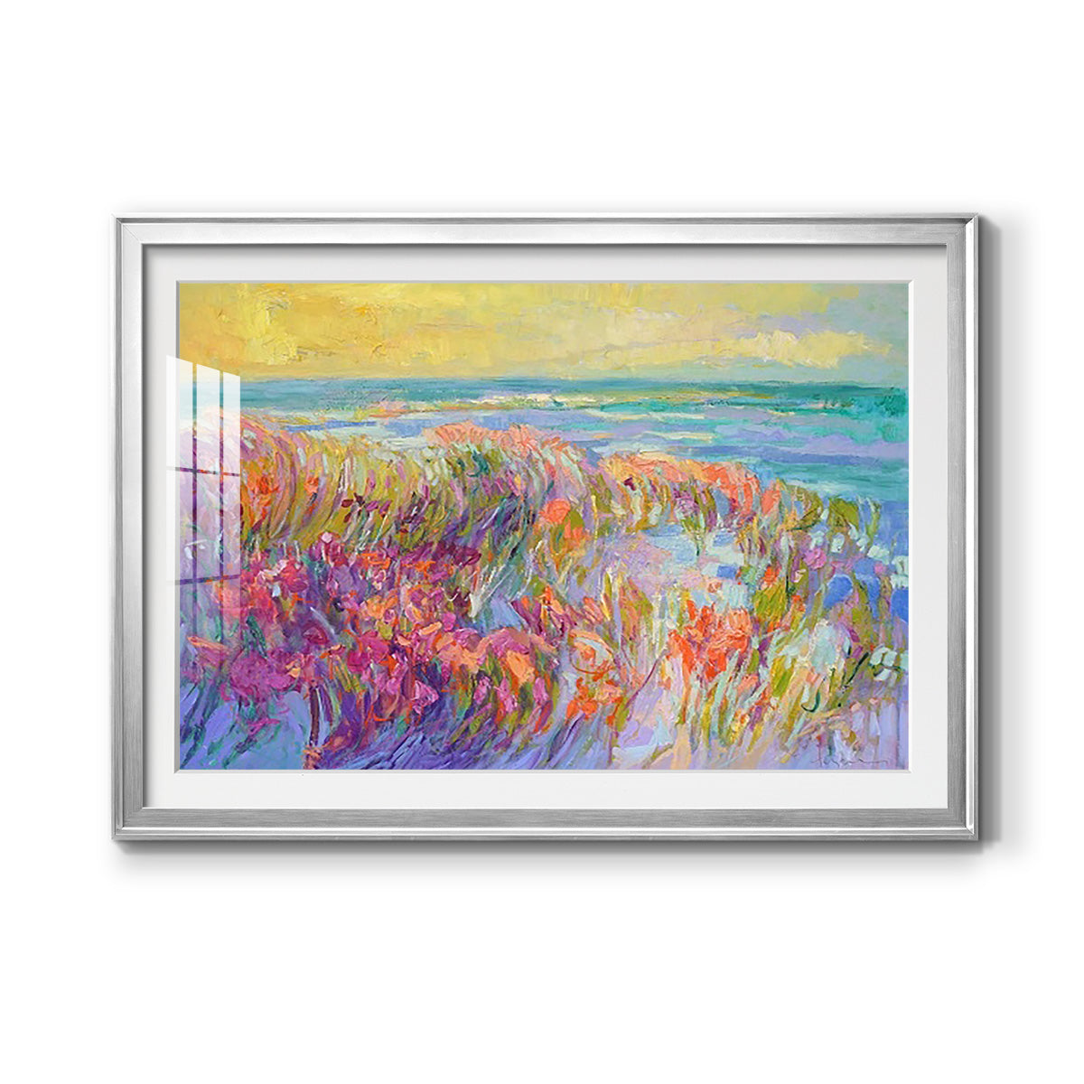 Summer Sanctuary - Modern Framed Art Print