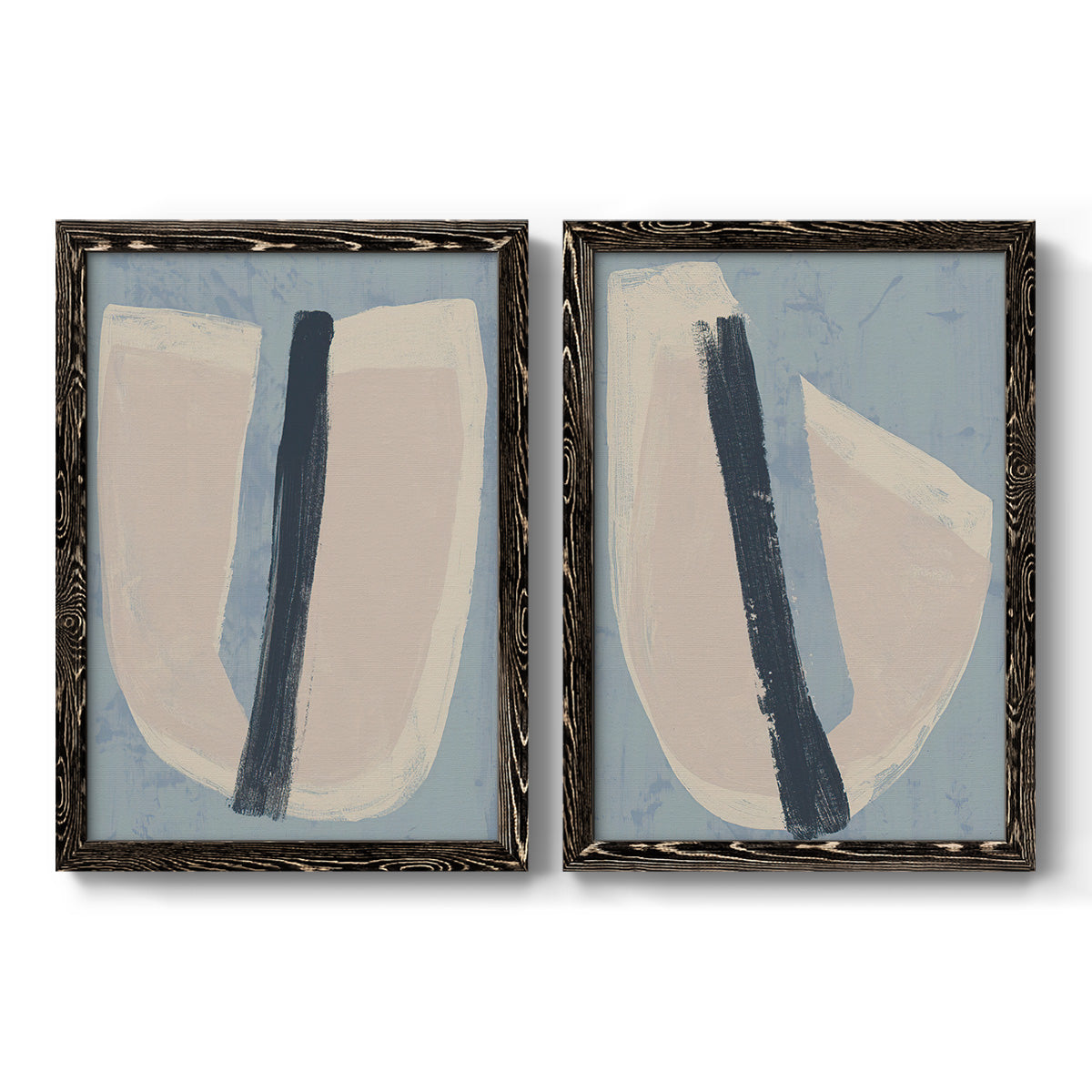 Paper Slice I - Premium Framed Canvas 2 Piece Set - Ready to Hang