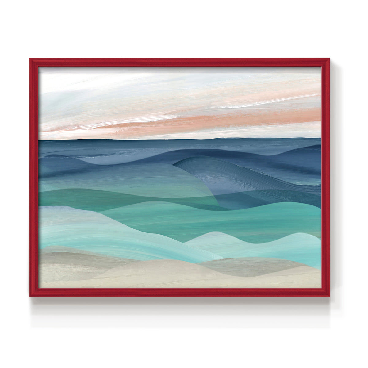 Shifting Seas - Restickable Framed Art Print