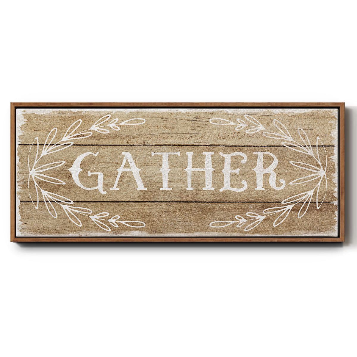 Gather - Floater Framed Canvas Print
