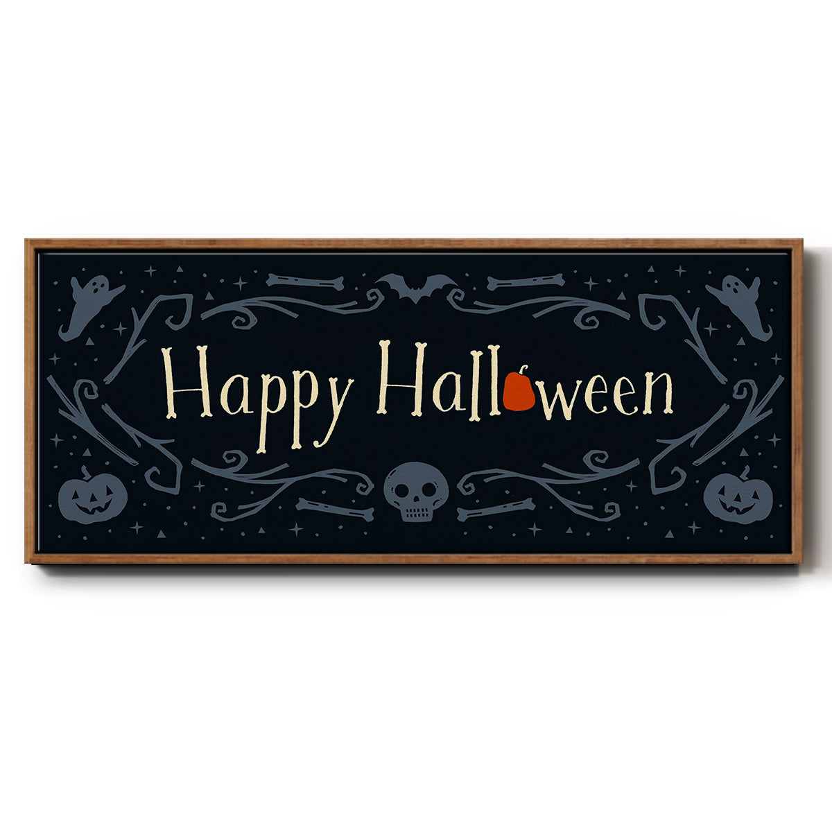Skeleton Crew Collection D - Floater Framed Canvas Print