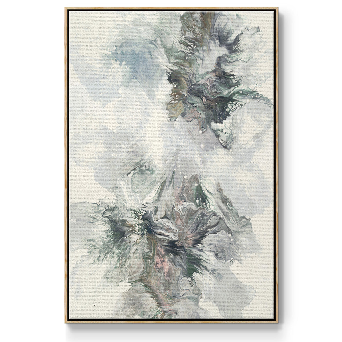 Dancing With Passion - Floater Framed Canvas Print