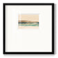 Layered Horizon I - Double Matboard Framed Print