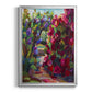 Lilacs & Rhodies - Modern Framed Canvas Print