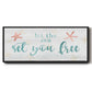 Sea Free - Floater Framed Canvas Print