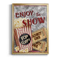 Movie Night I - Modern Framed Canvas Print