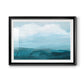 Azure Rising II Premium Framed Print - Ready to Hang