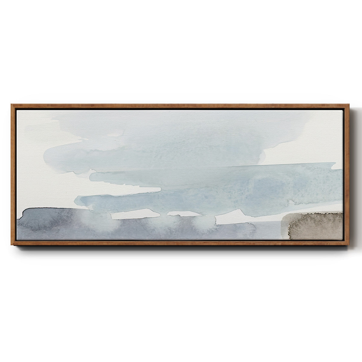 Coastal Tones I - Floater Framed Canvas Print