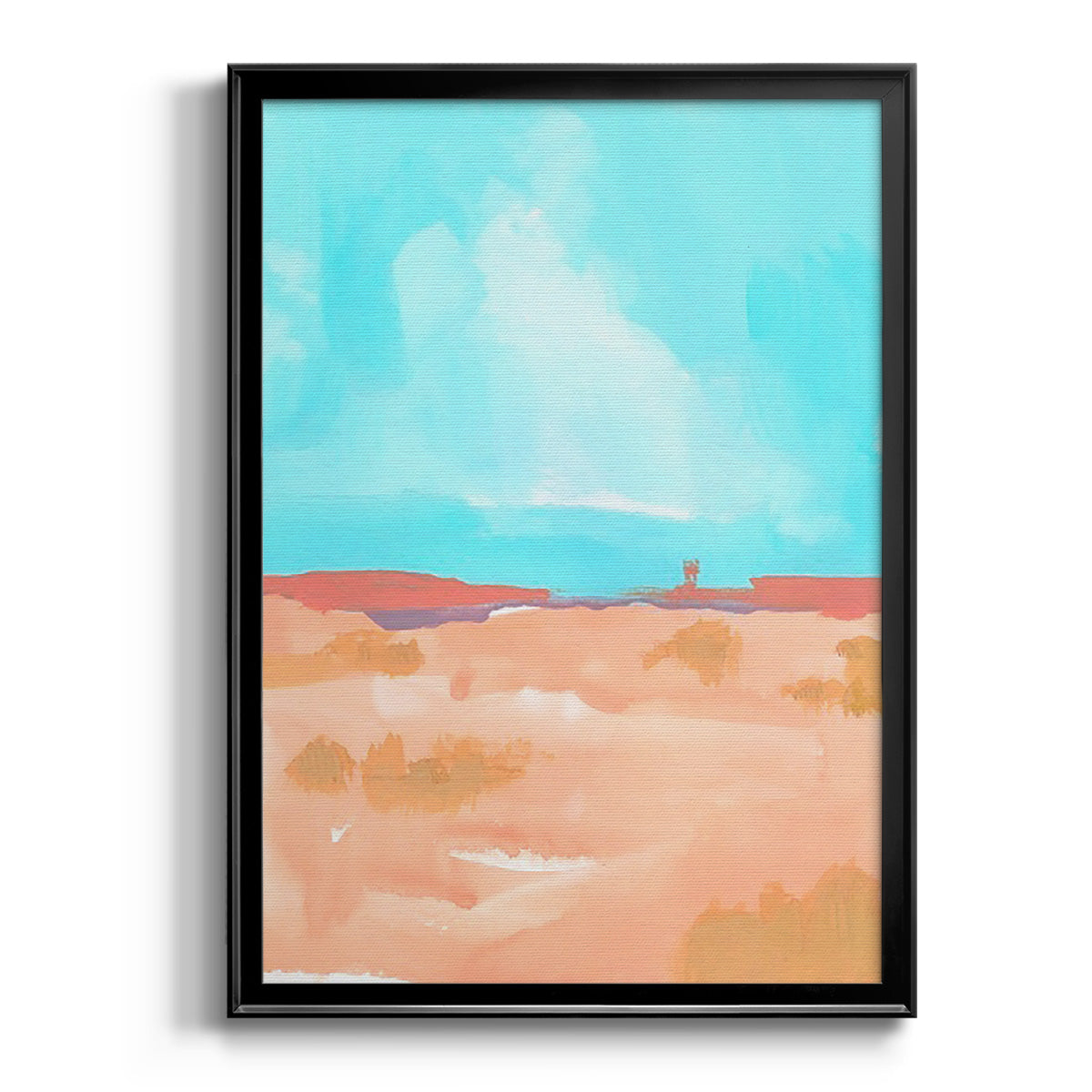 Wide Open Spaces II - Modern Framed Canvas Print