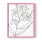 Botanical Sketch I - Restickable Framed Art Print