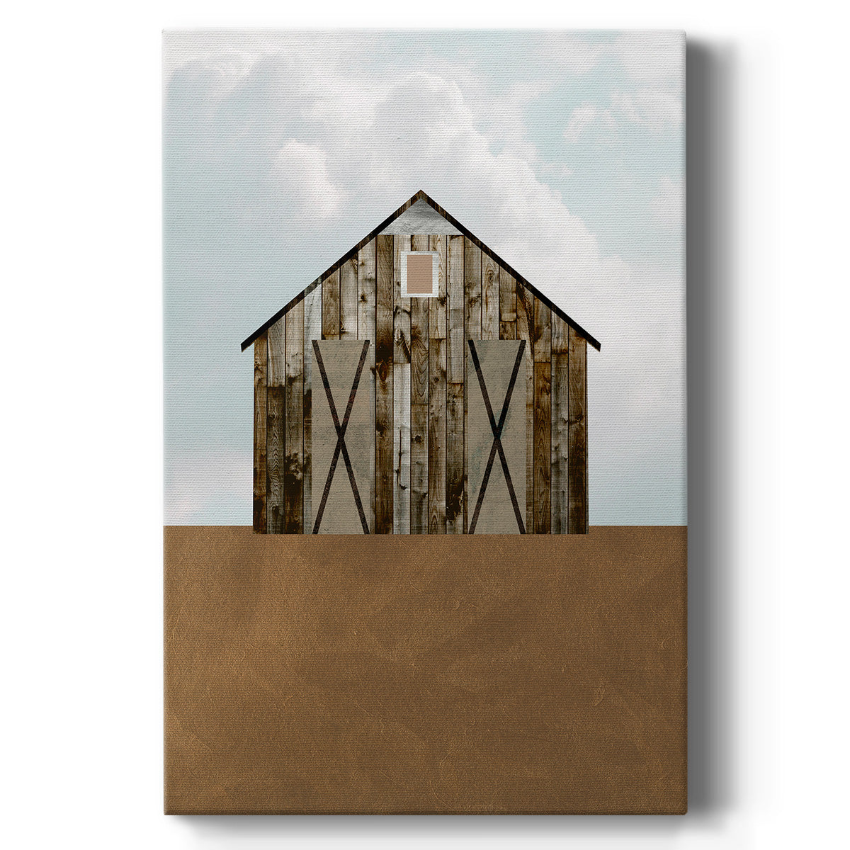 A Barn's Portrait III Premium Gallery Wrapped Canvas - Ready to Hang