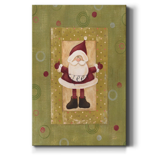 ot Cheer Santa - Canvas Art Print