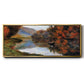 Rowboat on the Seine at Jeufosse, 1884 - Floater Framed Canvas Print