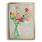 Painterly Soft Bouquet I - Modern Framed Canvas Print